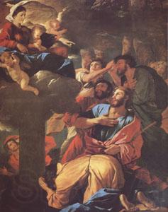Nicolas Poussin The VIrgin of the Pillar Appearing to ST James the Major (mk05) France oil painting art